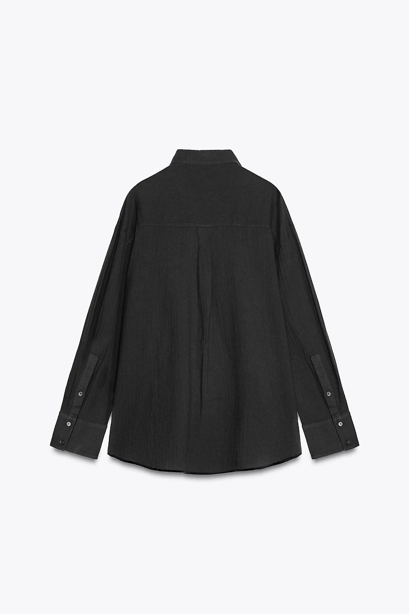 OVERSIZED GAUZE SHIRT