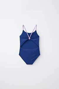 6-14 YEARS/ STUDDED STAR SWIMSUIT