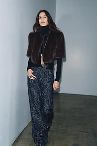 ZW COLLECTION LIMITED EDITION FAUX FUR JACKET