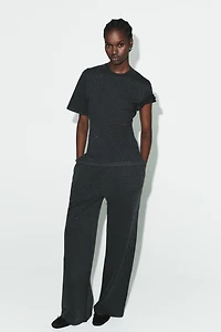 SPARKLY SHORT SLEEVE TOP