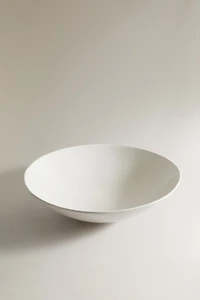 PLAIN STONEWARE SERVING DISH