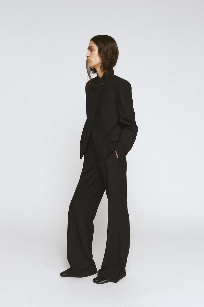 ZW COLLECTION HIGH-WAIST WIDE LEG PANTS