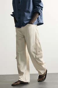 BALLOON FIT CARGO JEANS