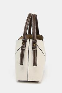 CONTRAST CANVAS MINI SHOPPER