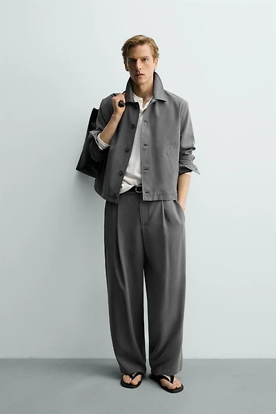 PANTALON FLUIDE À PLIS