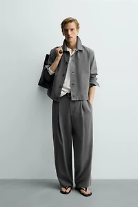 PANTALON FLUIDE À PLIS