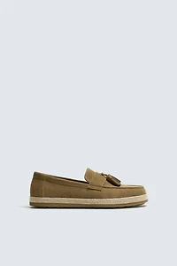 CASUAL LEATHER TASSEL LOAFERS