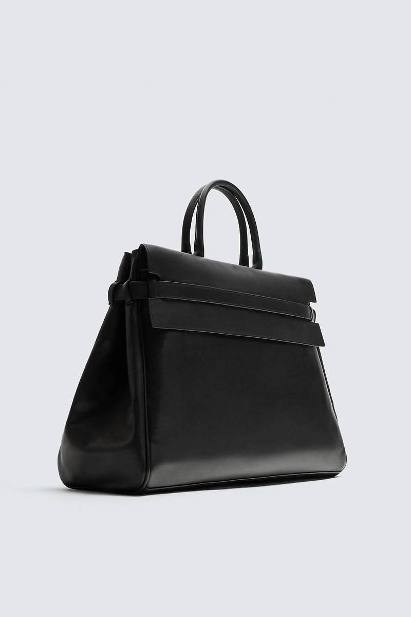 LEATHER HANDBAG