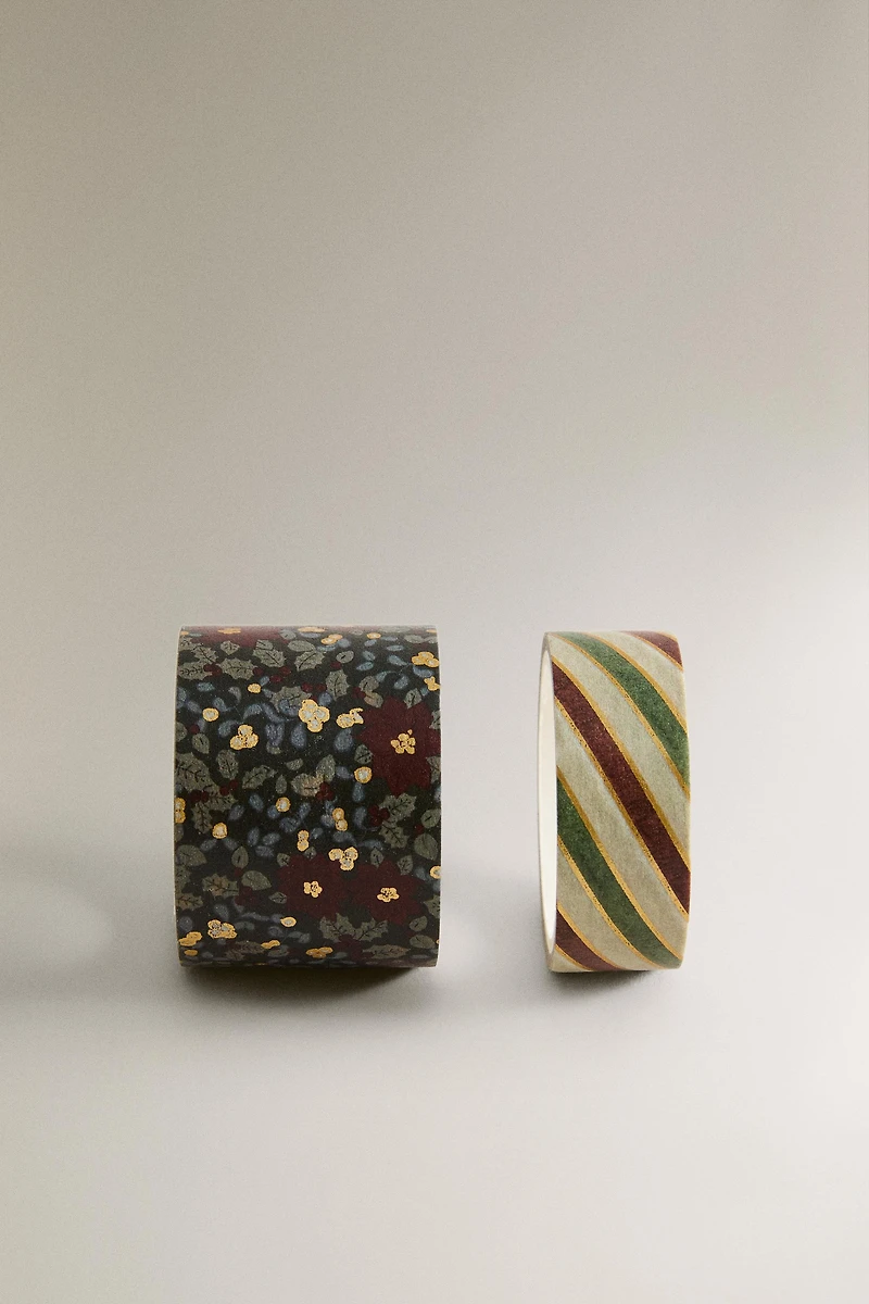 SET OF CHRISTMAS ADHESIVE TAPES (SET OF 2)