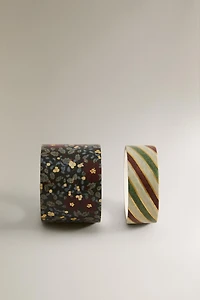 SET OF CHRISTMAS ADHESIVE TAPES (SET OF 2)