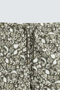 FRUIT PRINT MID-LENGTH SWIMSUIT