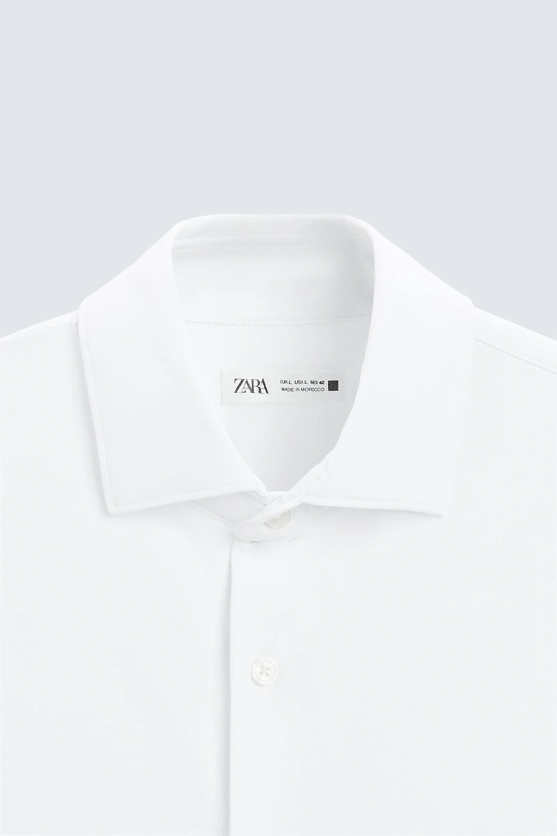 CHEMISE ÉLASTIQUE TEXTURÉE