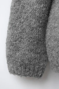 JACQUARD WOOL AND ALPACA JACKET