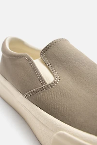 FABRIC LACELESS SNEAKERS