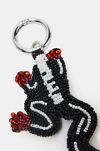BEADED FROG CHARM
