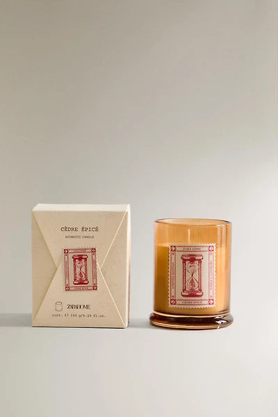 (150 G) CÈDRE ÉPICÉ SCENTED CANDLE