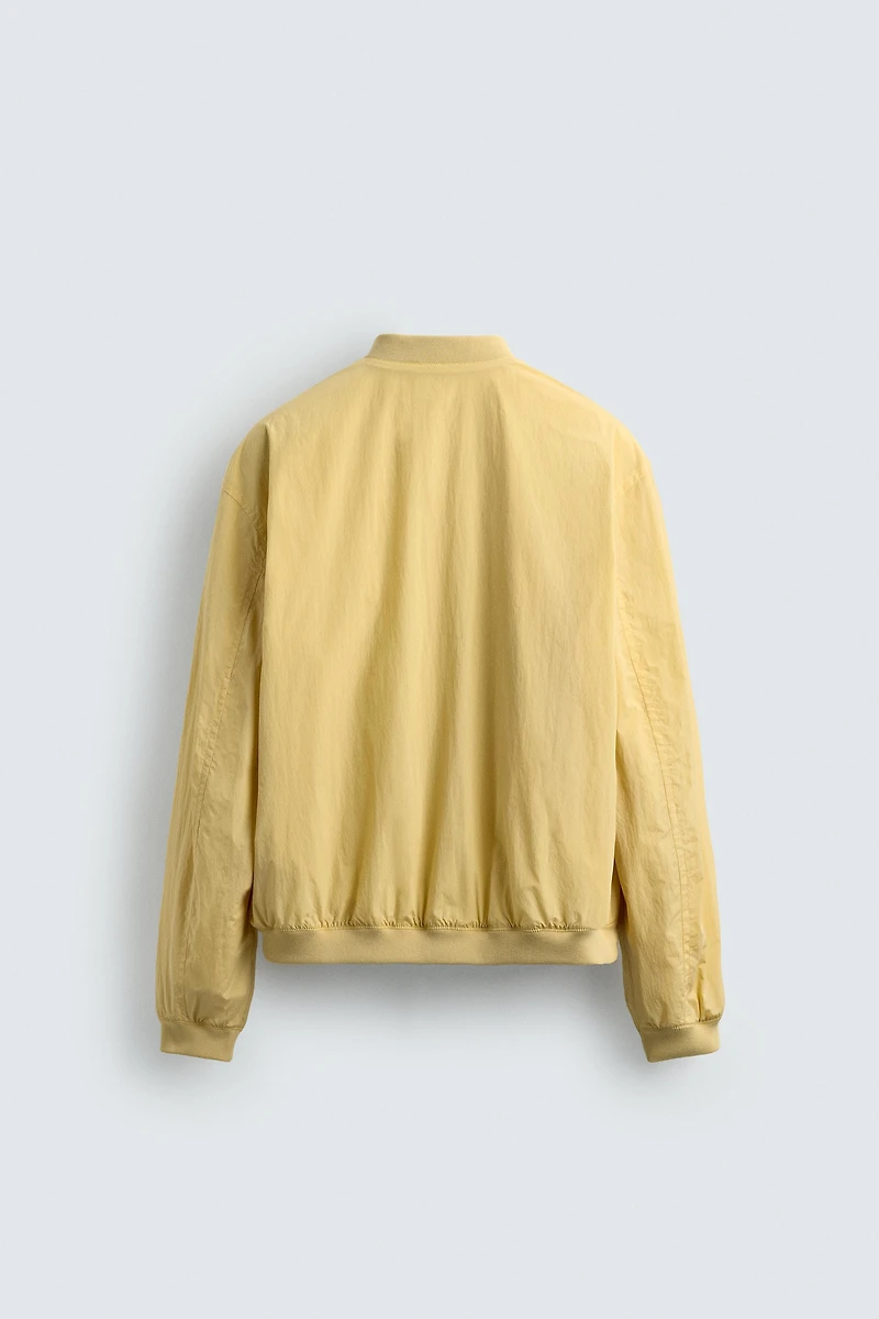 REGULAR FIT TECHNICAL BOMBER JACKET