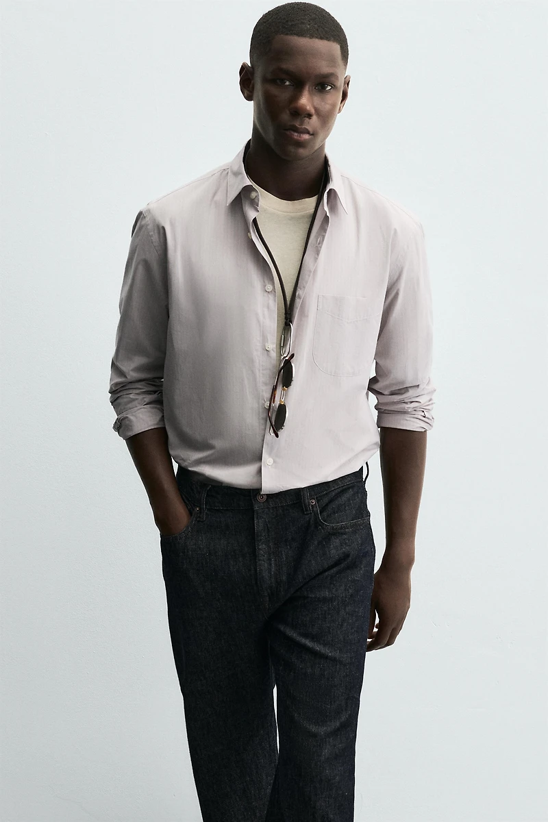 STRIPED JACQUARD SHIRT