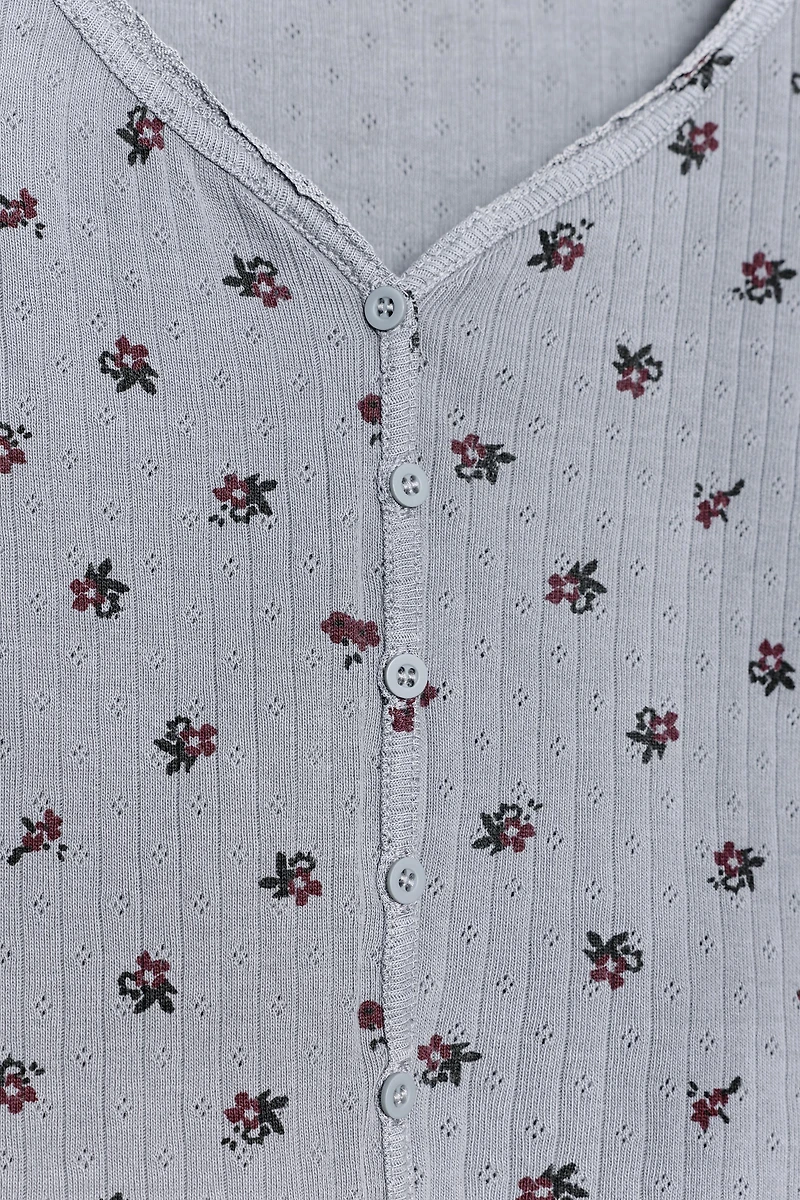 POINTELLE FLORAL JACKET