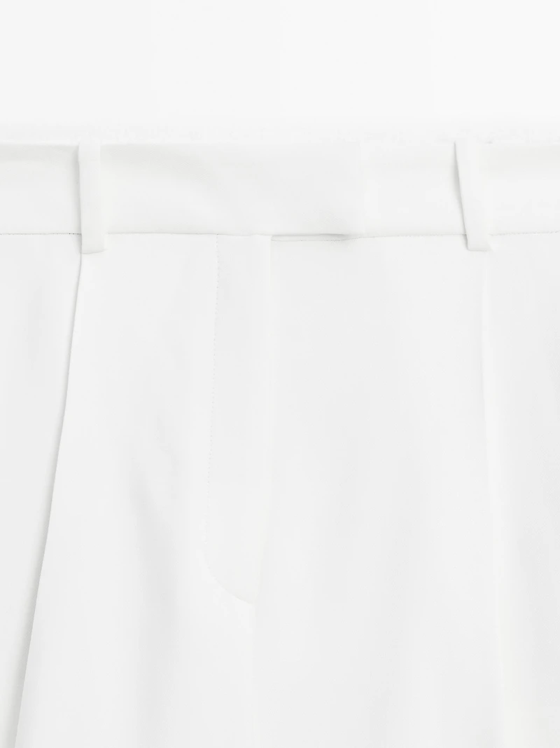 Bermuda habillé à pinces - STUDIO