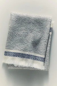 CONTRAST COTTON TERRYCLOTH KITCHEN TOWEL