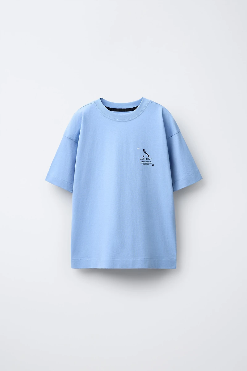 SPORTY TEXT T-SHIRT