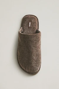 VELVET MULE SLIPPERS