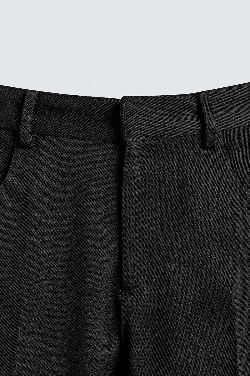 FLARE FIT TWILL PANTS