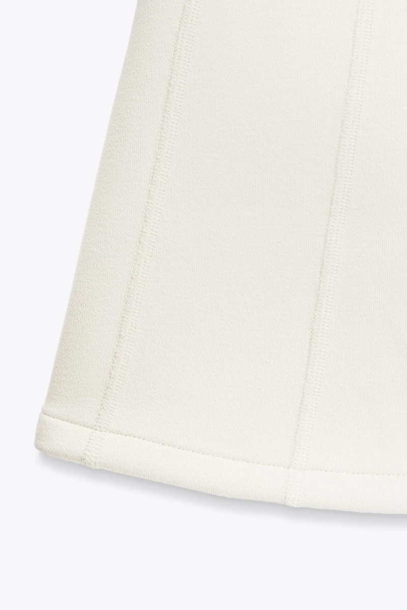 INTERLOCK STRAPLESS DRESS