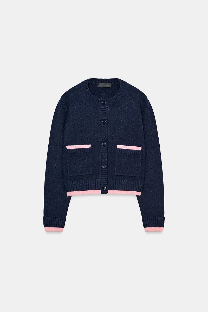 GILET EN MAILLE BIMATIÈRE