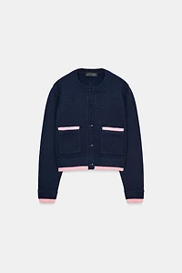 GILET EN MAILLE BIMATIÈRE
