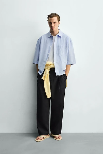 BOXY FIT SHIRT WITH POCKET