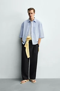 BOXY FIT SHIRT WITH POCKET