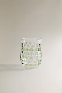GOBELET VERRE RELIEF