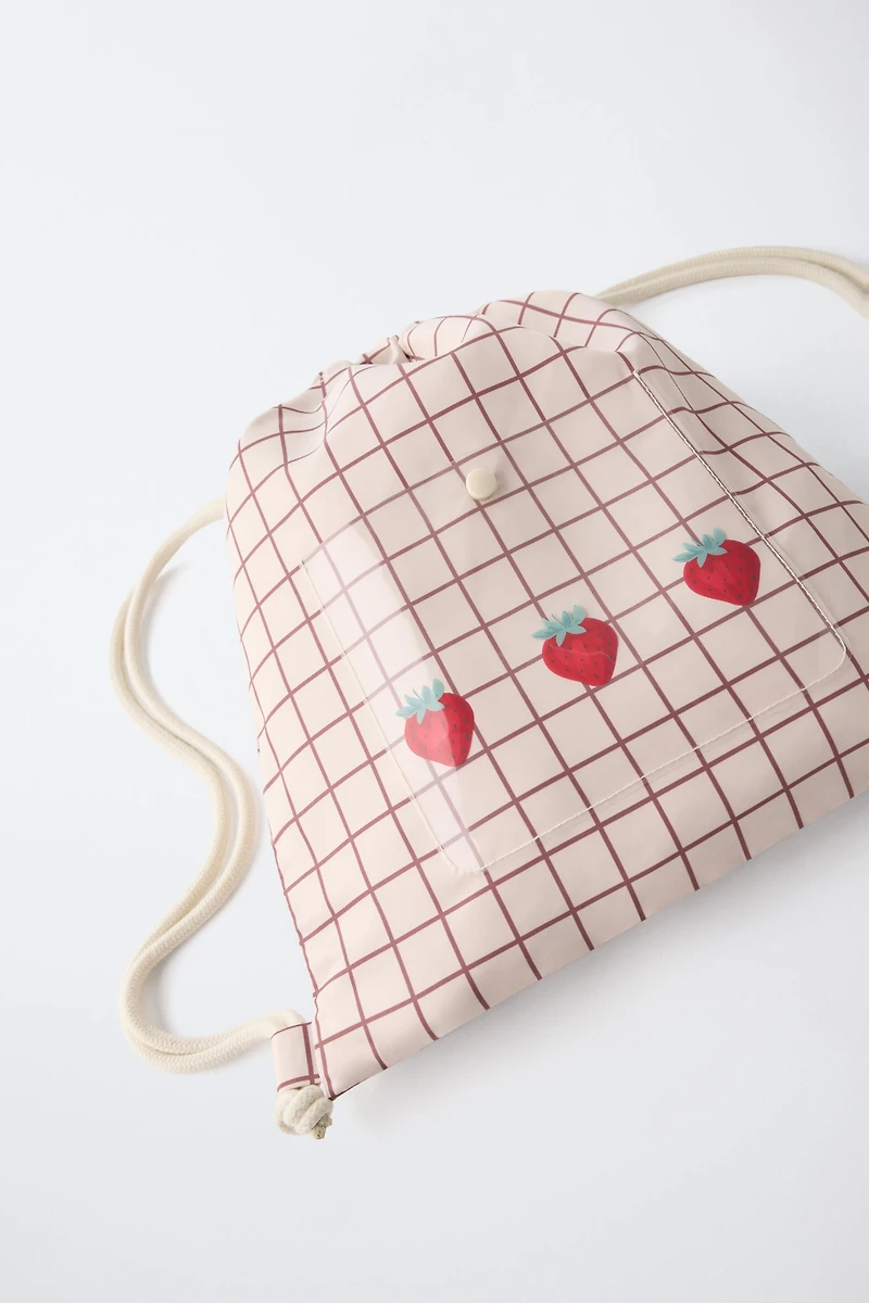 STRAWBERRY PLAID BAG