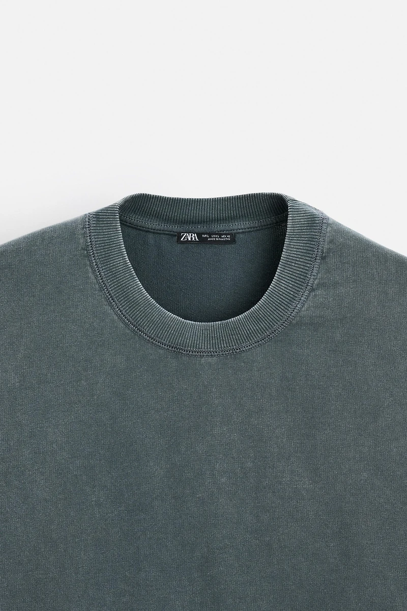 WASHED RELAXED FIT SWEATSHIRT