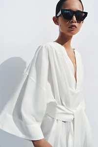 BELTED TUNIC DRESS ZW COLLECTION