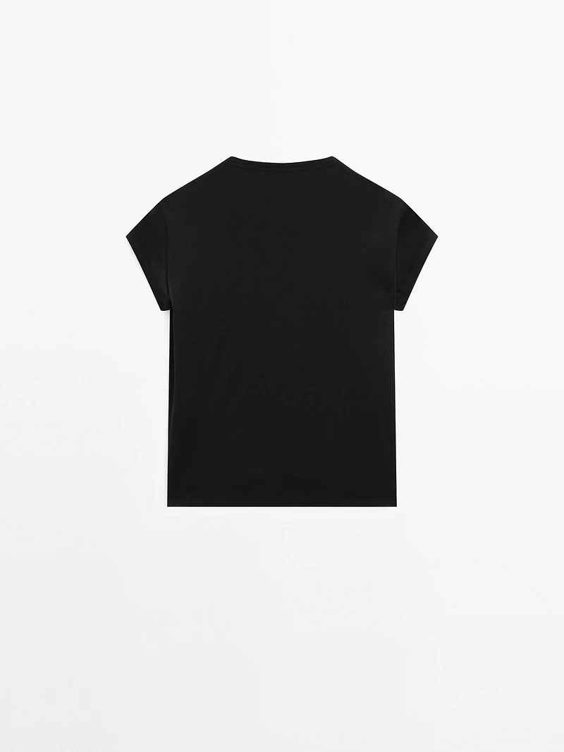 100% mercerised cotton short sleeve T-shirt