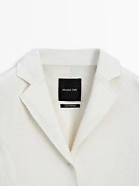 Fine wool blend blazer
