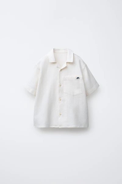 TEXTURED POCKET SHIRT