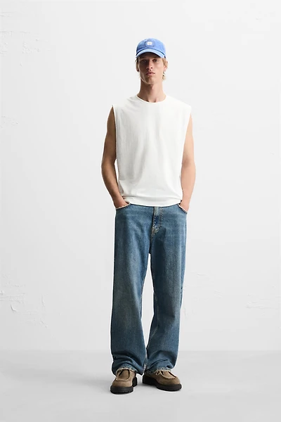 RELAXED FIT TANK T-SHIRT