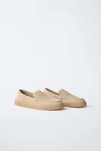 LEATHER BOAT SHOES