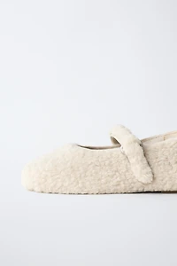 BALLERINES EFFET MOUTON