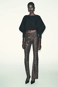 SHORT PUFF SLEEVE KNIT JUMPER