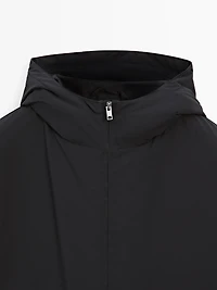 Parka mélange duvet hydrofuge