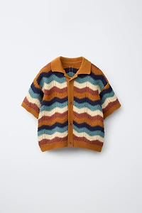 CROCHET KNIT SHIRT