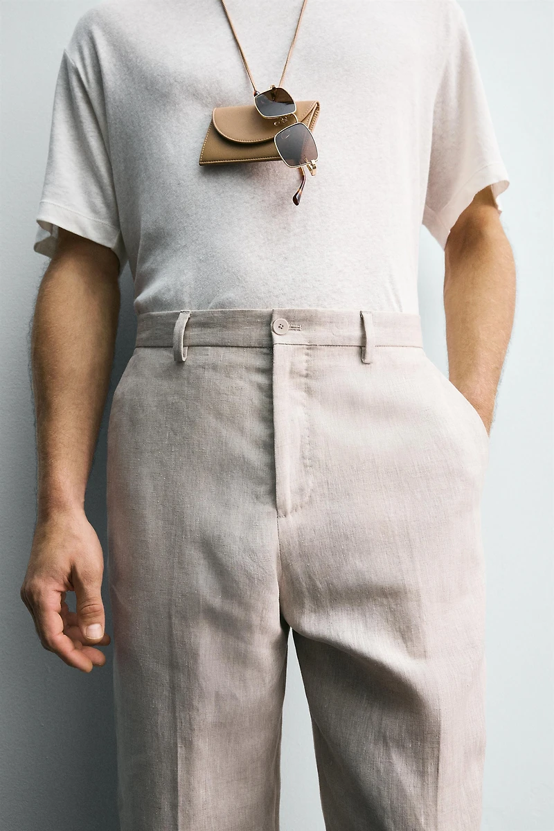 SUIT PANTS 100% LINEN
