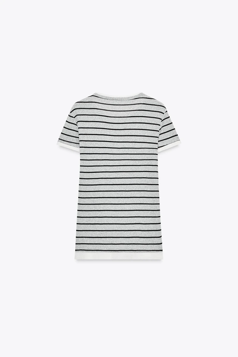 DOUBLE STRIPE T-SHIRT