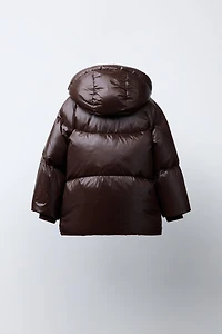 WATER REPELLENT AND WIND RESISTANT DOWN PUFFER COAT