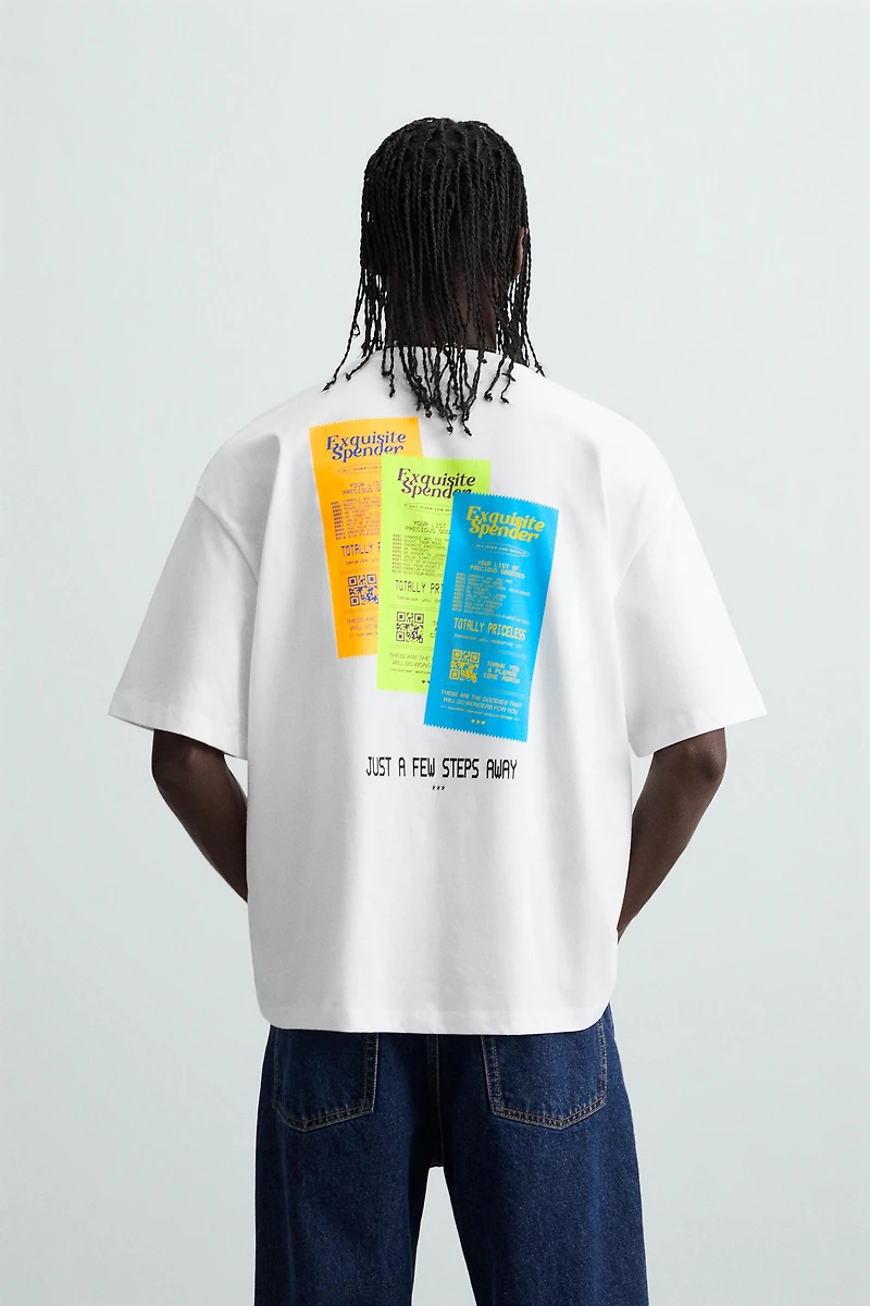 RAISED PRINT T-SHIRT